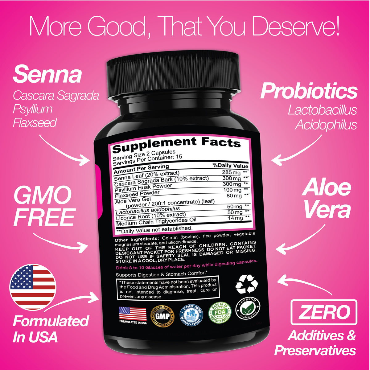 7 Day Cleanse Program | Colon Detox with Natural Laxative for Constipation & Bloating