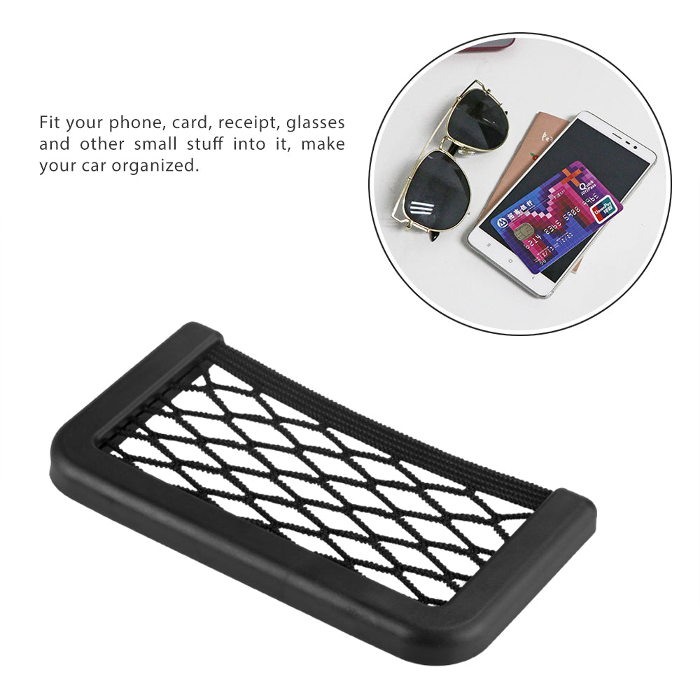 Universal Stick-on Car Seat Side Back Storage Net