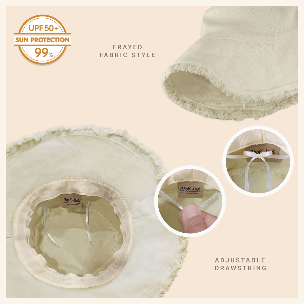 Frayed Bucket Hat